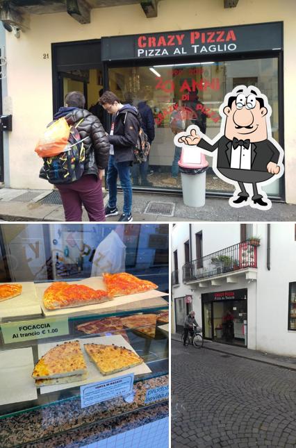 Gli interni di Crazy Pizza