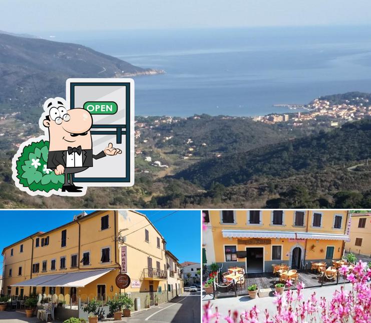 Gli esterni costituiscono una caratteristica importante di Hotel La Rosa - Ristorante Pizzeria L'Ottavo