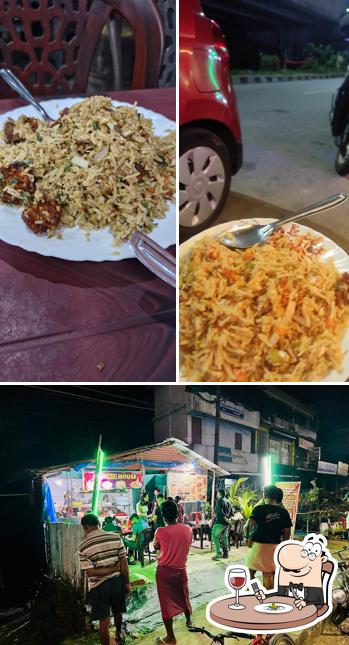 This is the picture showing food and exterior at MOMO HOUSE