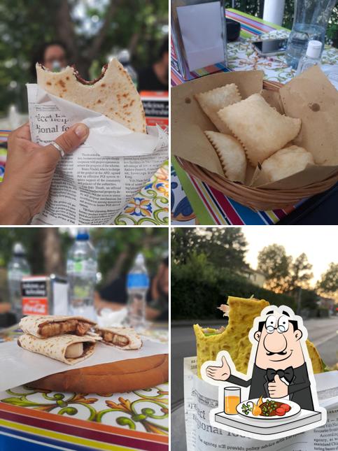 Platti al Pit Stop La Piadina