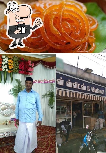 The interior of Arasan Bakery And Sweets