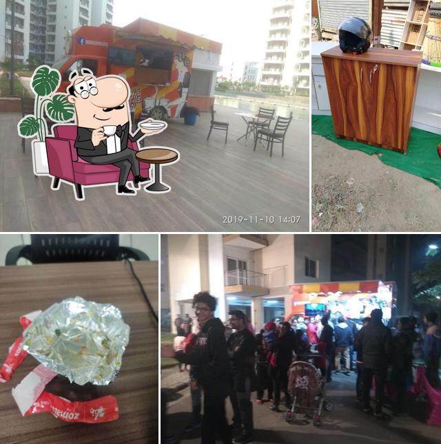 The interior of Banjara Food Truck