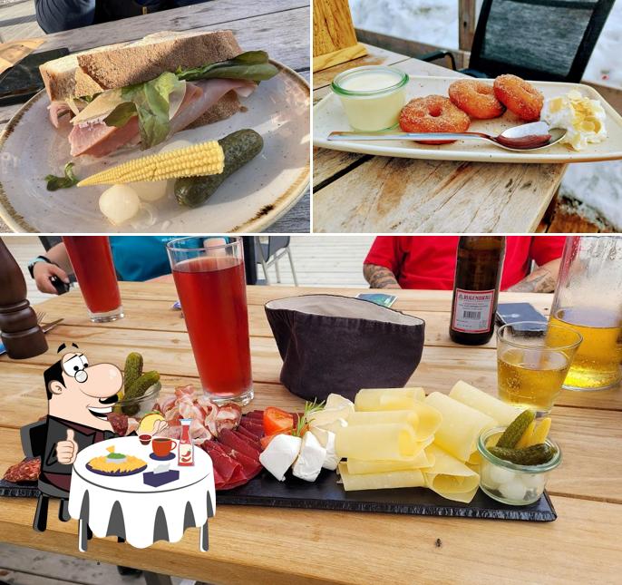 Piatto di formaggi al Bergrestaurant Brandegg