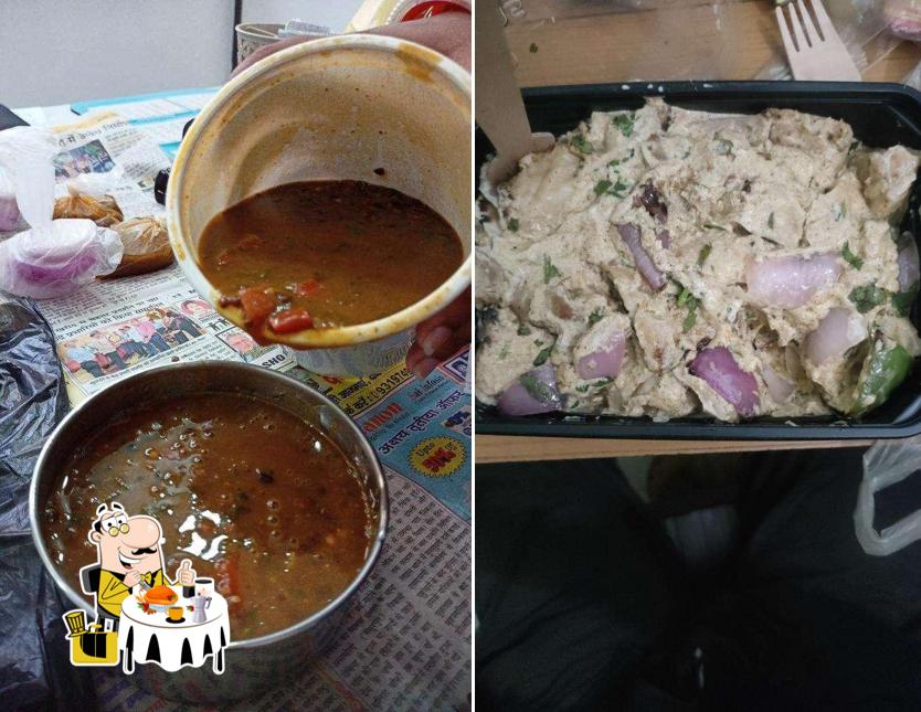 Food at Samrat Dhaba