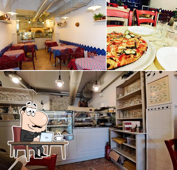 Dai un'occhiata agli interni di Pizzeria Le Mura