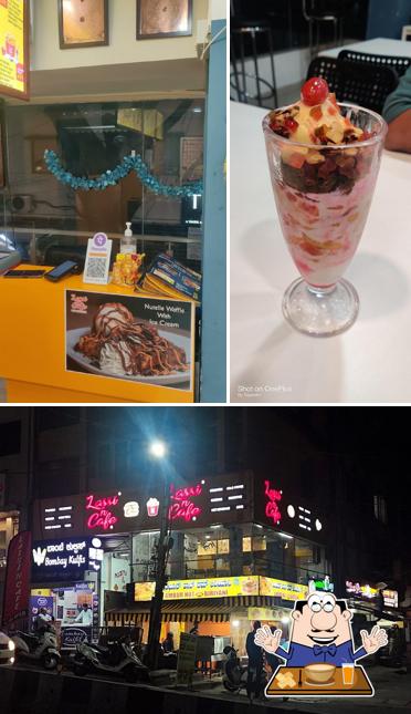 Take a look at the image displaying food and exterior at Lassi N Cafe Banashankari