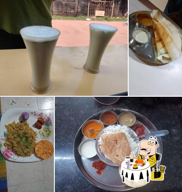 Food at Mahalakshmi Restaurant Gokarn