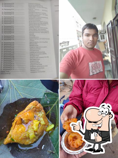 Look at this photo of Chotelal Samosa & Imarti