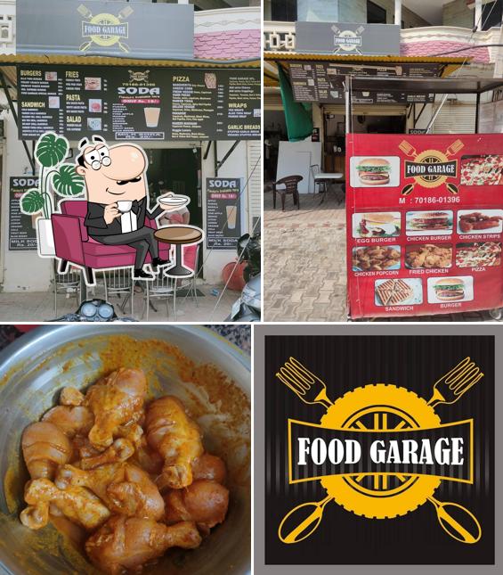 The interior of Food garage