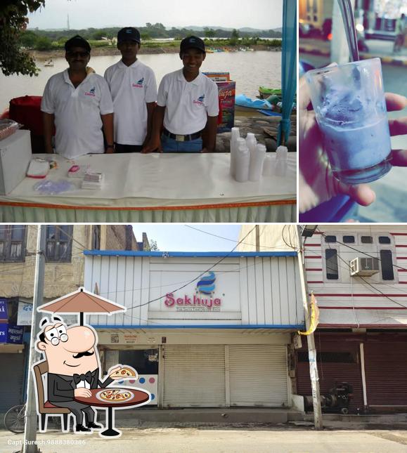 The exterior of SAKHUJA ICECREAM PARLOUR