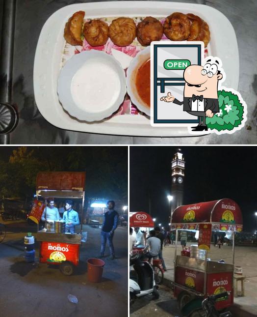 Among different things one can find exterior and food at Street Mazza Momo: Heera Complex, Lucknow