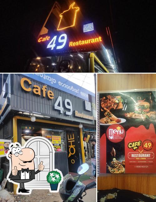 The exterior of Cafe49