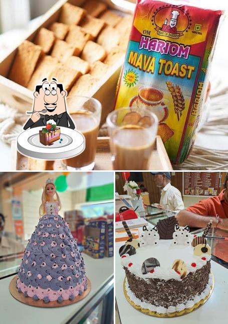 Chocolate cake at Hari Om Sweet's Bakery