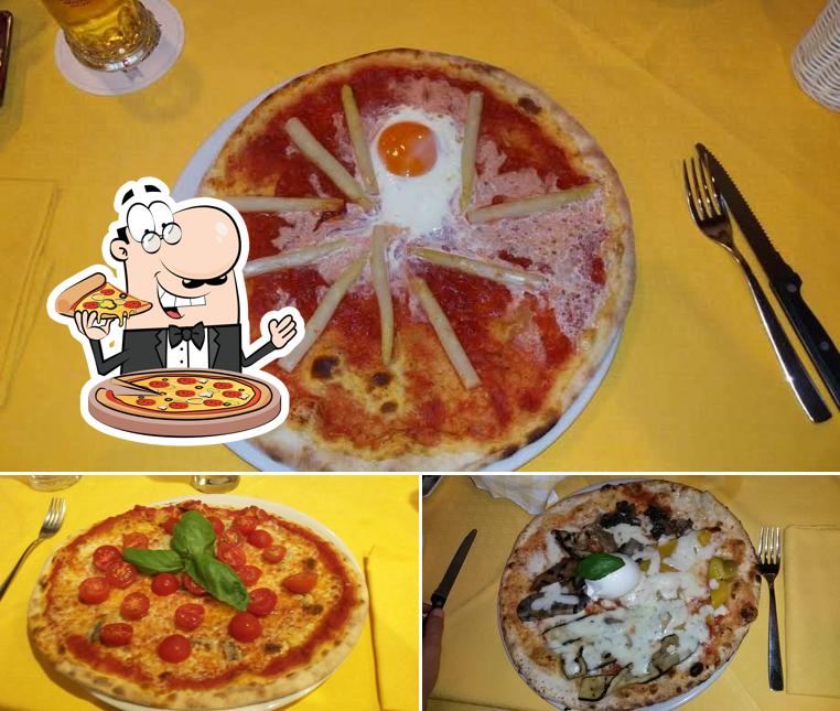 Scegli tra le svariate varianti di pizza