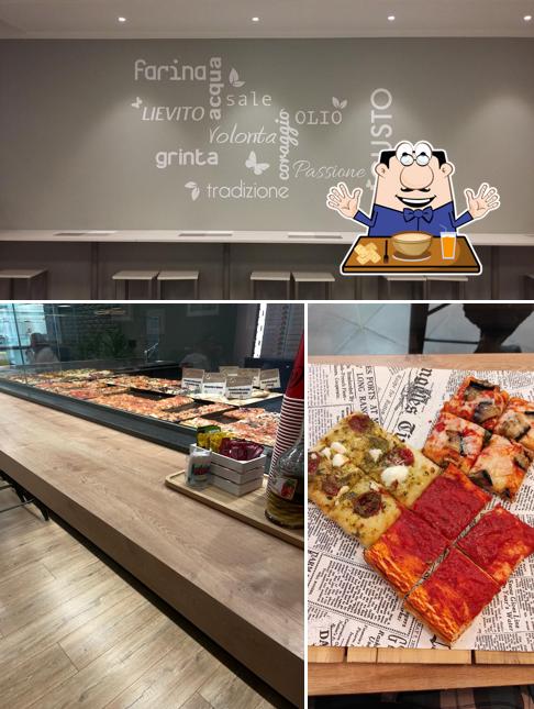 La cibo e interni del ristorante