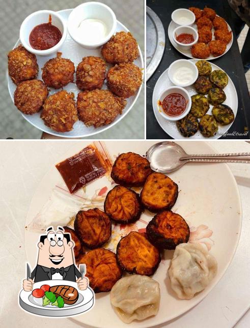 Get meat meals at The momo's Bar