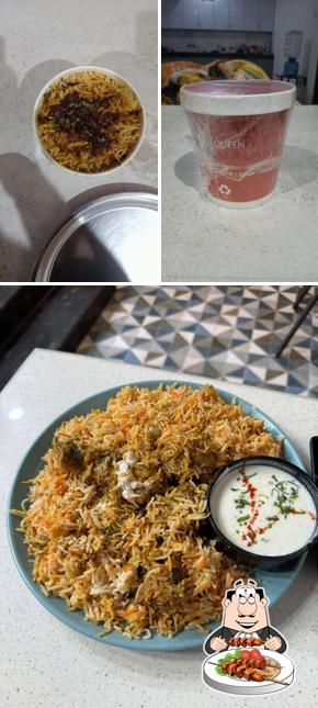 Food at Biryani Queen