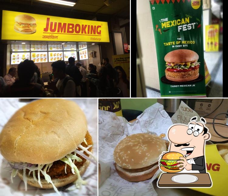 Get a burger at Jumboking
