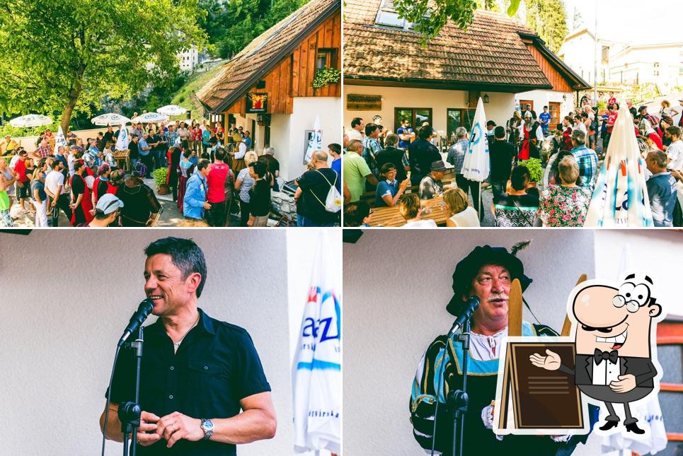 Gli esterni di Predjamska Gastilnica