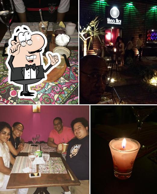 O interior do Khea Thai