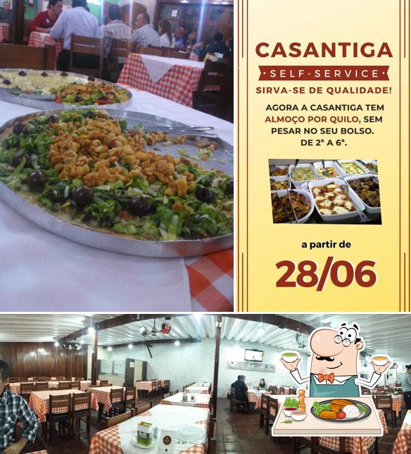 Comida em Casantiga Pizzaria & Restaurante