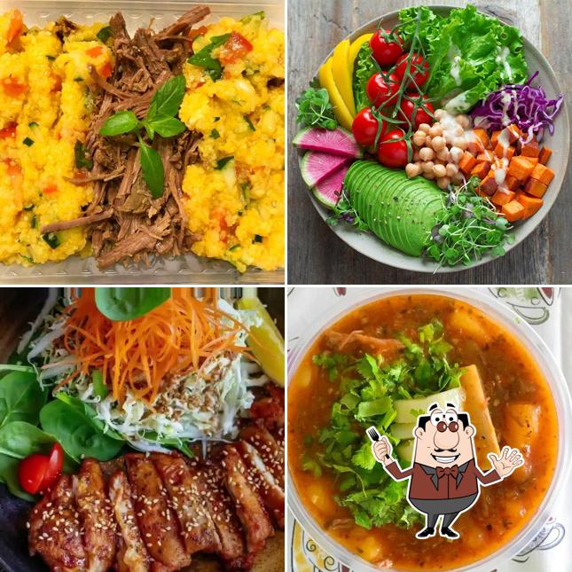 Comida em Blessed Cozinha Prime - Gourmet, Fitness, Vegano, Low Carb, Sopas e Proteínas - Refeições Personalizadas