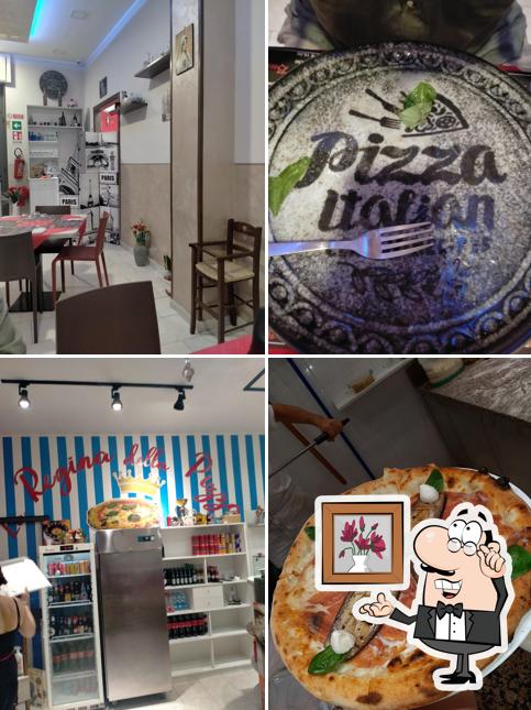Gli interni di La Regina della Pizza