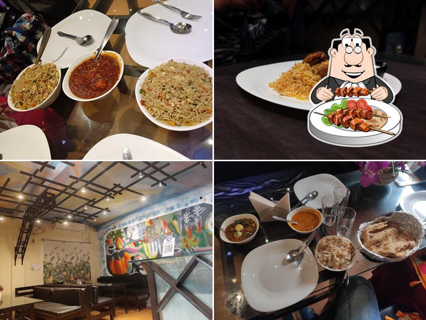 Food at 9x9 Restaurant