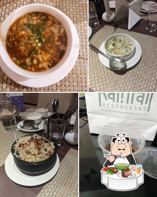 Hot and sour soup at Rainfall Restaurant