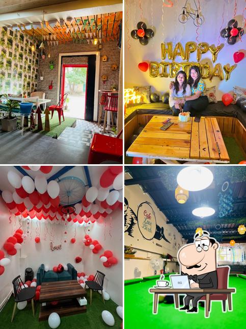 The interior of Cafe love birds ️