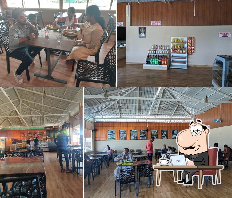 The interior of The Taste of Thalassery Family Restaurant
