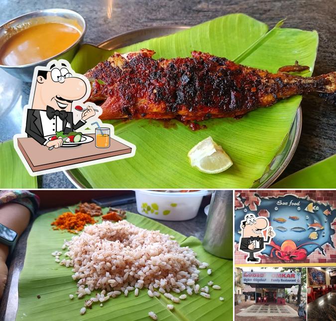 Take a look at the image depicting food and exterior at Omkar Family Restaurant