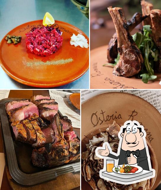 Cibo al Osteria Romana Ristorante Pinseria