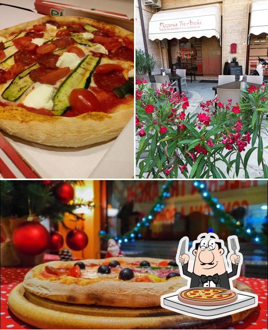 Prova una pizza a Pizzeria Tre Archi
