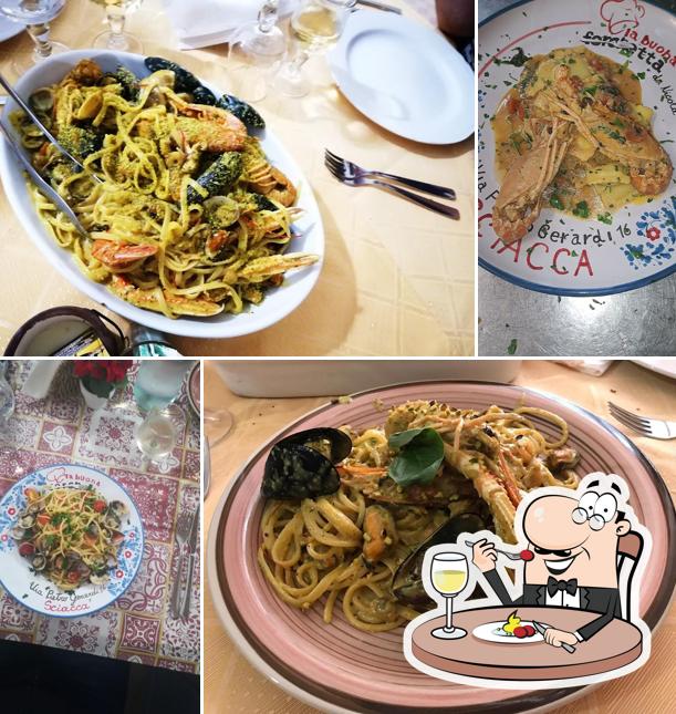 Platti al Trattoria La Buona Forchetta