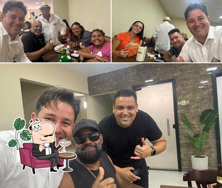 Sente em uma das mesas no Bene grill o melhor do Brasil