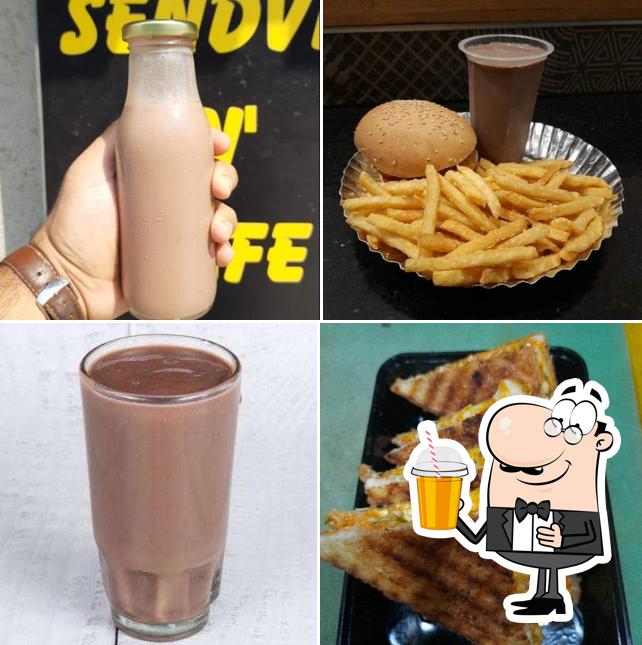 Enjoy a drink at Sendvic N-Cafe