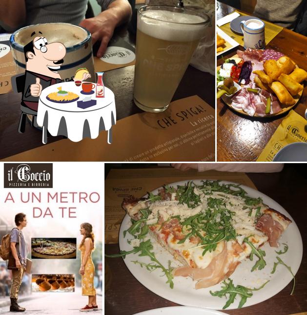 Piatto di formaggi al Pizzeria Il Coccio