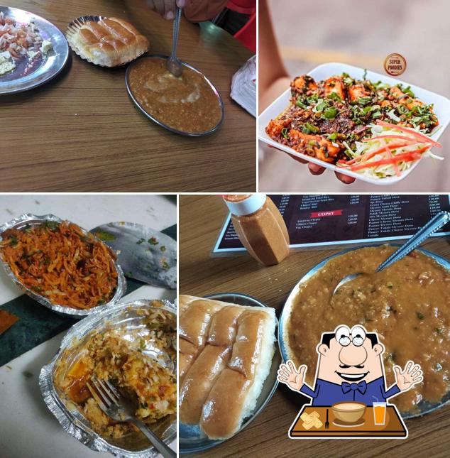Food at Mahesh Pav Bhaji