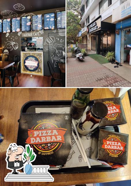 The restaurant's exterior and beverage