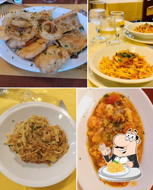 Spaghetti alla carbonara al Bacciottini Raffaello