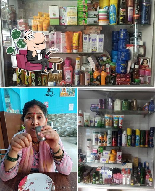 The interior of Jai Durga Daily Needs & food corne