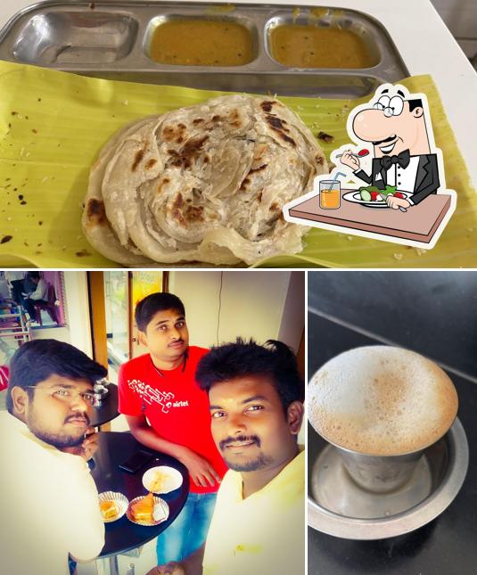 Food at M.R.S Cafe and snacks