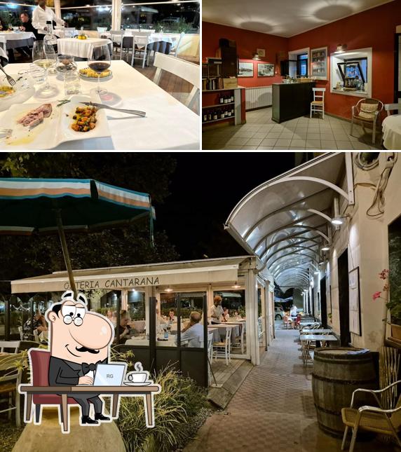 Siediti a un tavolo di Ristorante Osteria Cantarana