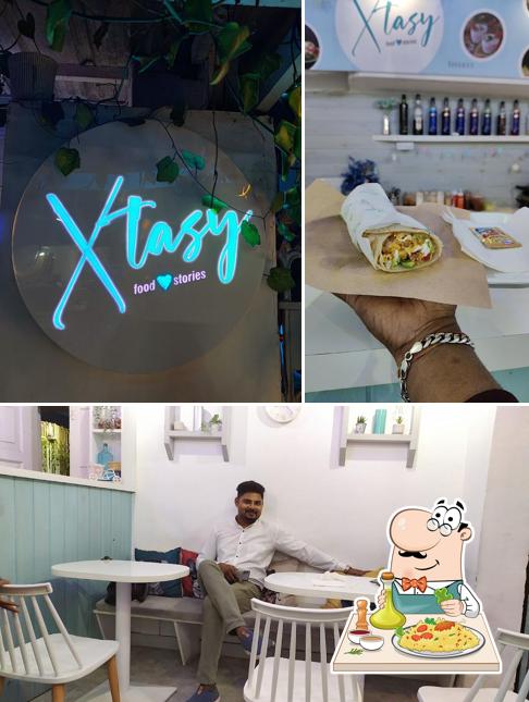 The photo of Xtasy’s food and interior