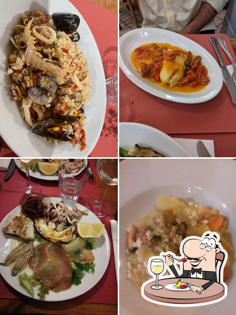 Cibo al Ristorante Mediterraneo