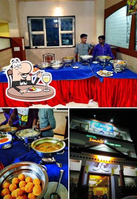 Among different things one can find food and exterior at Swadesh Restaurant
