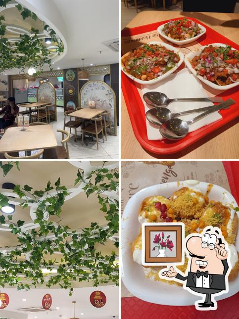 The interior of Haldiram's - Begumpet