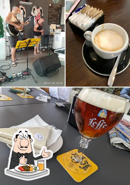 Questa è la immagine che presenta la cibo e interni di Mada Café