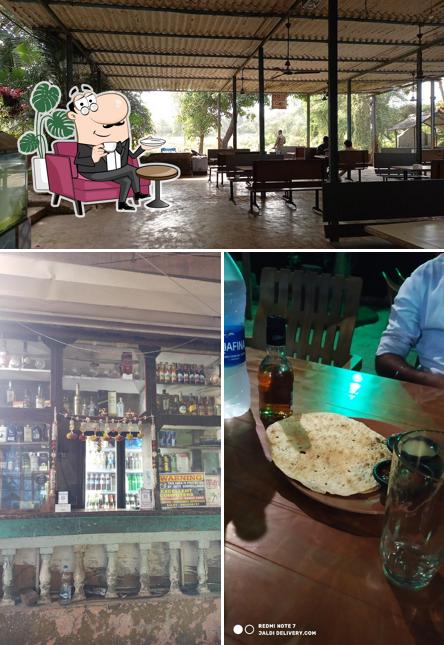 The interior of Chaddi Dhaba